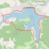 Trace GPS Circuit du tour du lac de Bouzey, itinéraire, parcours