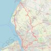 Trace GPS Liverpool to Southport then back via Aughton and Kirkby, itinéraire, parcours