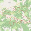 Trace GPS Rando Servanac Le Causse de la Lavande, itinéraire, parcours