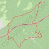 Trace GPS Fort de la Dame Blanche - Forêt de Chailluz, itinéraire, parcours