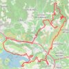 Trace GPS Salagou #4: Rocher des vierges, itinéraire, parcours
