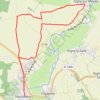 Trace GPS Au départ de Vaucouleurs - Ugny, itinéraire, parcours