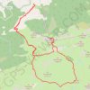 Trace GPS Txindoki y Arrubi desde Larraitz, itinéraire, parcours