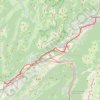 Trace GPS Montmélian - Albertville, itinéraire, parcours