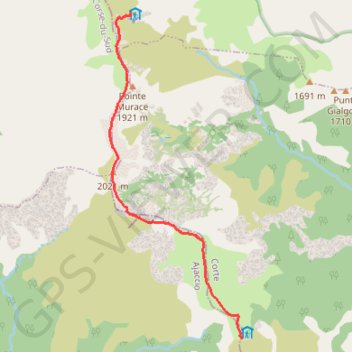 Trace GPS Du refuge de Petra Piana au refuge de L'Onda par les crêtes, itinéraire, parcours