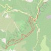 Trace GPS Combe de Lourmarin, itinéraire, parcours