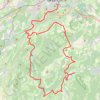 Trace GPS Le château de Cléron - Doubs, itinéraire, parcours