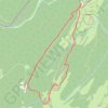 Trace GPS Sentier du Crêt de Chalam - La Pesse, itinéraire, parcours