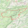 Trace GPS Le Franco-Suisse - Doubs, itinéraire, parcours