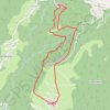 Trace GPS AACM_Navette_Cudraz_SBAT, itinéraire, parcours