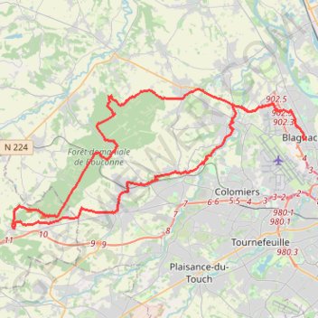 Trace GPS 17/10/2023 10:01:49, itinéraire, parcours