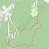 Trace GPS 덕유산 칠봉코스, itinéraire, parcours