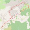 Trace GPS Traversée du Grand Bargy depuis le Col de la Colombière, itinéraire, parcours