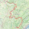 Trace GPS [Itinéraire] Echappée Jurassienne VTT, itinéraire, parcours