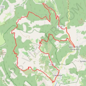 Trace GPS La Drôme Provençale - Sous l'œil du gorille, itinéraire, parcours