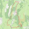 Trace GPS track, itinéraire, parcours