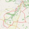 Trace GPS Kingscote Glos, itinéraire, parcours