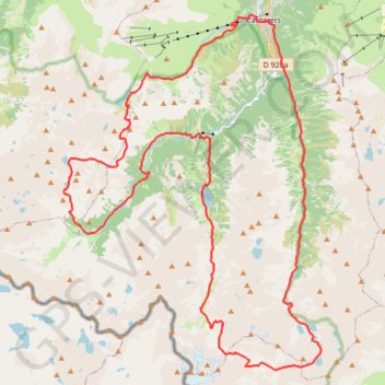 Trace GPS Randonnée 4 jours autour de Cauterets, itinéraire, parcours