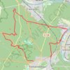 Trace GPS Circuit des 11 mares en Forêt de Fontainebleau, itinéraire, parcours