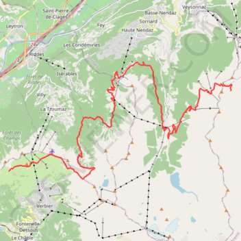 Trace GPS Track from ChamZermattJ3, itinéraire, parcours
