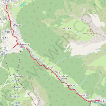Trace GPS Le Sentier du Renard et la cascade de Nyon, itinéraire, parcours