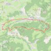 Trace GPS Le Mont Baron - Bernex, itinéraire, parcours