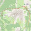 Trace GPS Lac du Prévourey - Col d'Ornon, itinéraire, parcours