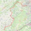 Trace GPS De Francheville à Saint-Christo-en-Jarez par les crêtes des Mts du Lyonnais, itinéraire, parcours
