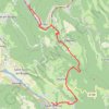 Trace GPS Ambérieu - Sault brenaz, itinéraire, parcours