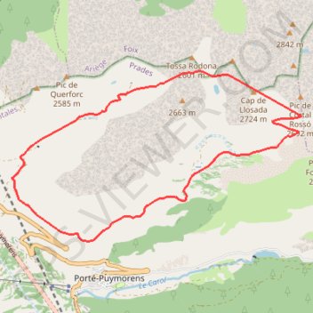 Trace GPS Puig de Coma d'Or, itinéraire, parcours