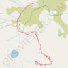 Trace GPS Les lacs de Rinosu, itinéraire, parcours