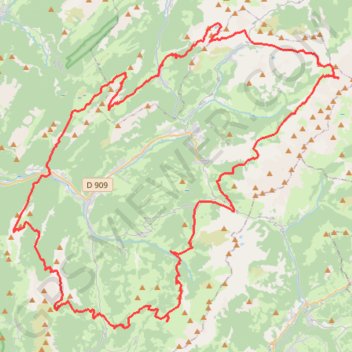Trace GPS GRP Tour des Aravis - Tournette, itinéraire, parcours