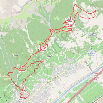 Trace GPS Fully-Chiboz-Fully, itinéraire, parcours