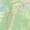Trace GPS Le Mont Grêle depuis Cognin, itinéraire, parcours