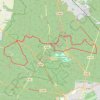 Trace GPS Boucle dans la forêt de Fontainebleau, itinéraire, parcours