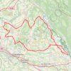 Trace GPS E1 - 24 fictif + réel v1, itinéraire, parcours