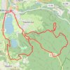 Trace GPS Lacs de Clairvaux, itinéraire, parcours