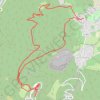 Trace GPS Randonnée au Mont Sainte Odile, itinéraire, parcours