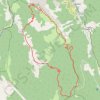 Trace GPS Le puy de Rent au départ d'Allons, itinéraire, parcours