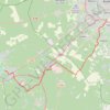 Trace GPS Talence - Biganos par les petites routes et la voie cyclable, itinéraire, parcours
