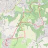 Trace GPS Marche rapide Brindas Craponne Francheville, itinéraire, parcours