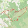 Trace GPS Baronnies - Montagne des Gravières depuis Remuzat, itinéraire, parcours