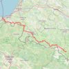 Trace GPS Traversée des Pyrénées Hendaye-Borce, itinéraire, parcours
