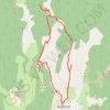 Trace GPS Saumane - Les Bergeries du Contras - Banon, itinéraire, parcours