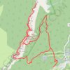 Trace GPS Par le Grand Sangle de l'Aulp du Seuil, itinéraire, parcours