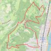 Trace GPS Mont thou-Croix Vitaise Alibigny Couzon, itinéraire, parcours
