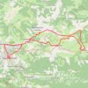 Trace GPS Voie de Piémont, itinéraire, parcours