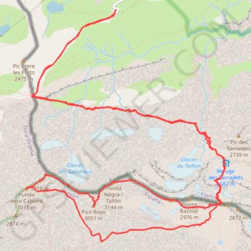 Trace GPS Le Taillon- Gabietous, itinéraire, parcours