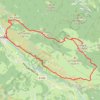 Trace GPS Casque du Lhéris depuis Campan., itinéraire, parcours