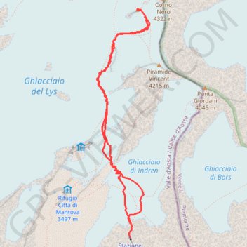 Trace GPS Balmenhorn, itinéraire, parcours